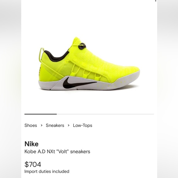NIKE KOBE A.D VOLT - Picture 1 of 8